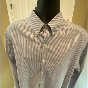 Lucky Brand XL Gray and White stripes